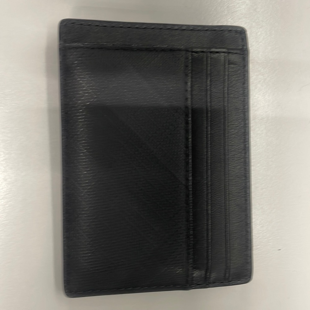 Burberry Black Money Clip Card Holder